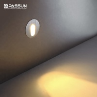 Lampe d'escalier LED encastrée 1W, mini lèche-mur LED