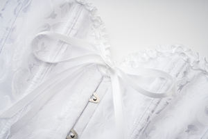 Nuovo Stile Corsetto Blusa Multicolore in Pizzo <span class=keywords><strong>Sexy</strong></span> Push-up Corsetto Vita Modellante Addome con Stecche Shapewear da Donna Bustier in Raso - Product Image 5