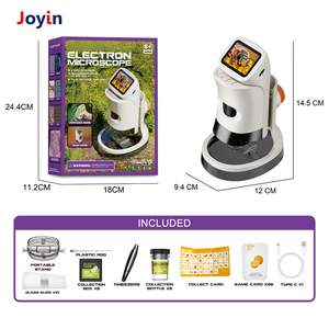 ポータブルデジタル顕微鏡おもちゃスクリーンディスプレイ昆虫植物細胞観察自然発見STEM科学ギフト - Product Image 2