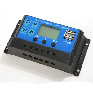Controller 10A 20A 30A 40A 50A 60A USB Solar Charge Controller Panel Battery Regulator Intelligent 12V 24V