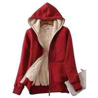 Manteau d'hiver pour femmes imperméable coupe-vent en polaire à capuche à manches longues avec design imprimé personnalisé
