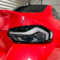 Luz Trasera Transparente Hecha a Mano para BMW M2 G87 Serie Venom, Luz Trasera LED Negra Modificada