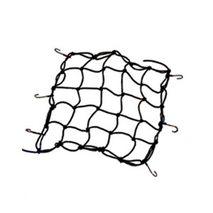 Low price high quality plastic cargo net with metal hooks