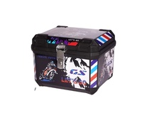 Boîte de rangement arrière multifonction pour moto, coffre supérieur à démontage rapide pour les trajets quotidiens et les voyages, boîte de livraison