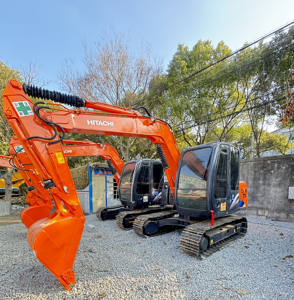 Excavadora de 7 toneladas, miniexcavadora usada, máquina excavadora Hitachi Zx70 de segunda mano, pequeña máquina Hitachi Zx70 para granja - Product Image 6