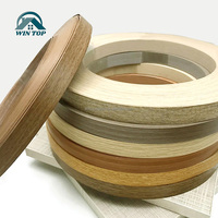 Bande de chantournage PVC auto-adhésive à chaud pour bois, motif grain de bois, pour meubles, type PVC