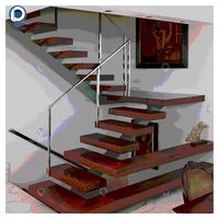 Offre Spéciale : Garde-corps en Verre Trempé pour Escalier Droit – Idéal pour Projets de Rénovation Intérieure de Maisons Modernes