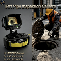 Caméra d'inspection de canalisation FORBEST de haute qualité 1080P IP68 F81 avec câble de poussée de 30 m et garantie d'un an pour la détection des canalisations d'égout