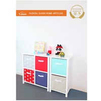 Table d'appoint pour enfants, armoire en tissu, commode en tissu, commode à tiroirs en tissu