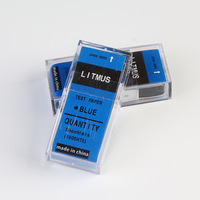 Papier de test Litmus bleu et rouge avec 100 bandelettes