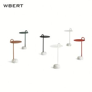 WBERT Table d'appoint nordique en métal pour le salon, la chambre à coucher ou l'hôtel Table d'angle simple pour canapé - Product Image 6