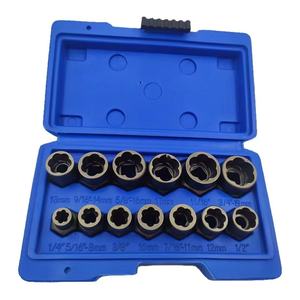 PEX 14PC ヘックスドライブナットフィーダースリーブネジ 破損したナットの取り外し用 メトリック/インペリアル 165x95x40mm - Product Image 3