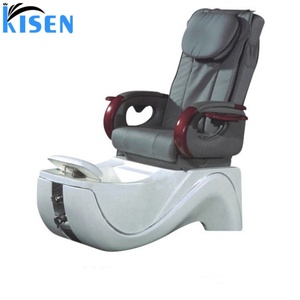 Foshan Kisen Factory Modern Hot Sale Luxury Black Nail Salon Spa Sofa Manicure Pedicure Massage Chair - Product Image 4