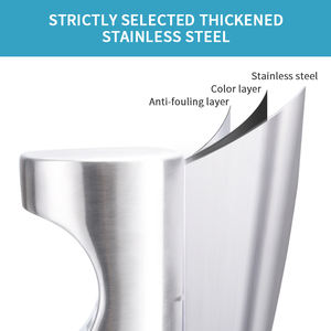 Cendrier absorbant la <span class=keywords><strong>fumée</strong></span> Corbeille à cigarettes murale en acier inoxydable Cendrier d'extérieur Réceptacle Cigarettes Mégots Bacs muraux - Product Image 4