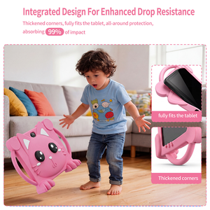 OEM <b>7</b>-Inch Kids Educational School Learning Games Dual Camera Android 15 4+64GB WiFi <b>Tablet</b> PC Anti-Drop Protective Case Toys - Product Image 3