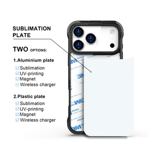 TPU 3D có thể in thăng hoa trường hợp điện thoại cho <span class=keywords><strong>Iphone</strong></span> 17 16 15 14 13 Pro Max trống thiết kế UV in ấn hỗ trợ sạc không dây - Product Image 2