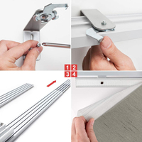Proveedor Profesional de Persianas Verticales Extensibles de 4 Rieles con Bloqueo de Luz al 100% y Filtro de Luz, Persianas de Panel Deslizante para Patio