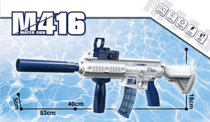प्लास्टिक इलेक्ट्रिक M416 k47 स्वचालित खिलौना बंदूक इलेक्ट्रिक हाई स्पीड पानी की बंदूक गर्मी वयस्क और बच्चों के लिए - Product Image 4