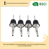 Bec verseur à vin noir en acier inoxydable, style simple, scellé, vente en gros fabricant