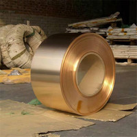 Bobine de bande de cuivre nu d'usine C10100 C12200 pour échangeur de chaleur, mise à la terre, tempérage personnalisé, semi-dur, prix de gros
