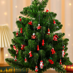 Christmas gift <b>boxes</b> containing <b>small</b> wooden Christmas ornaments, pendants, and accessories; <b>small</b> Christmas tree ornaments. - Product Image 4