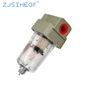 AF2000-02 1/4" Air Pump Compressor Filter In-Line Moisture Water Trap Filter Oil Collector Water Pressure Pneumatic For Smc