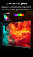 Moniteur de jeu incurvé pas cher 27 34 pouces, synchronisation RGB, 4K, 144 Hz, 1 ms, 21:9, support mobile, panneau LCD IPS Aoc