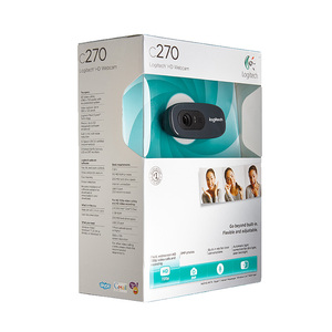 เว็บแคม Logitech C270 C270i ของแท้ 100% มีสินค้าในสต็อก กล้องเว็บแคม 720P สำหรับคอมพิวเตอร์ แล็ปท็อป  ขายส่งกล่อง Android TV พร้อมไดรเวอร์ฟรี - Product Image 6
