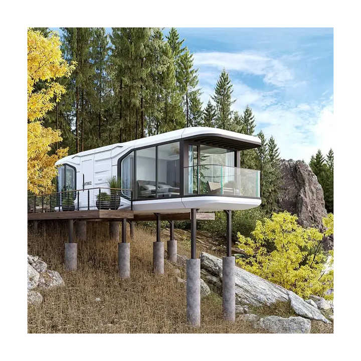 Luxury Modern Outdoor Portable Mobile Glamping Space Capsule