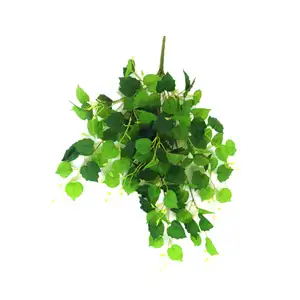 QF088 piante simulate viti edera foglie artificiali per parete Indoor Outdoor cestini Wedding Garland Decor Fiddle Plants