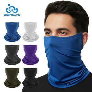 Qianqwo Magic Scarf Medium Breathable Ice Silk Sun Protection Windproof Neck Warmer For Men Cycling Outdoor Summer - Product Image 1