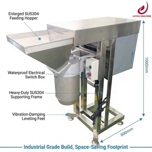 Machine à écraser l'ail et le gingembre automatique JUYOU, en acier inoxydable, pour la préparation de pâtes végétales, destinée à la transformation alimentaire - Product Image 1