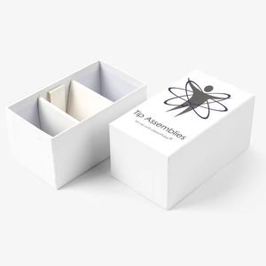 Wholesale Brand Custom Premium Printed Luxury Rigid Gift Box Lid Base for Clothing Apparel <b>Socks</b> Underwear Scarf Tie Packaging - Product Image 4