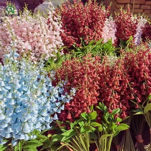 <span class=keywords><strong>Campanula</strong></span> Artificiale in Seta a Stelo Lungo, Bouquet Floreale Bianco per Decorazioni Casa, Matrimoni, Feste, San Valentino, Vacanze, Vasi da Tavola - Product Image 2