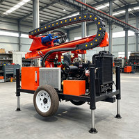 Foreuse rotative hydraulique diesel 200M la plus vendue pour forage profond, stable et fiable, de marque renommée, pour puits d'eau
