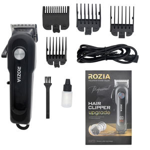 Rozia — <span class=keywords><strong>tondeuse</strong></span> à <span class=keywords><strong>cheveux</strong></span> électrique pour hommes, appareil professionnel sans fil, <span class=keywords><strong>levier</strong></span> conique réglable et rigide - Product Image 1