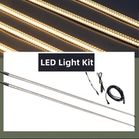 Accessoires 4x4, auvent LED en aluminium, 8,2 pieds x 8,2 pieds, auvent rétractable avec tissu Oxford imperméable, quatre saisons, pour camion