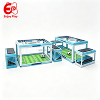 Machine de football de table interactive commerciale pour enfants, jeu de soccer de banc pour 2 joueurs, sûre pour les aires de jeux intérieures et les parcs, personnalisable