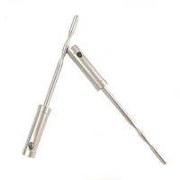 Goupille de positionnement en acier inoxydable usinée CNC, goupille de guidage multi-étapes de haute précision, pièces d'axe de précision OEM pour équipement industriel
