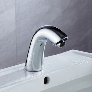 Grifo de Lavabo Automático para Baño, Diseño Moderno, Simple e Innovador, de Latón Cromado, con un Solo Orificio y sin Manija - Product Image 2