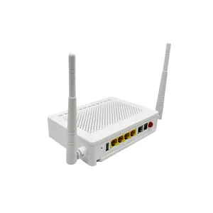 4GE 1POT 1USB WIFI Onu İngilizce firmware Wifi 4ge + 1tel + 2usb harici anten ile G-140w-mf Gpon