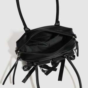 Nuevo bolso de lujo de estilo italiano amarillo para mujer con cierre de cremallera con dos asas/correas para uso informal - Product Image 5