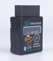 V02H4 Conexión inalámbrica Mini Bluetooth ELM327 V2.1 V1.5 Auto OBD Escáner Lector de código Herramienta de diagnóstico de coche Super ELM 327