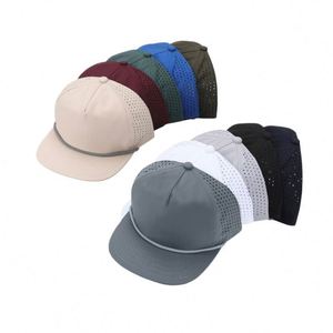 Gorra de Béisbol de Poliéster, Entrega Rápida, Gorra de Golf Personalizada de 5 Paneles con Cuerda para Eventos Promocionales - Product Image 1