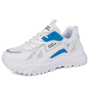 Nouvelles baskets épaisses pour hommes, chaussures de course respirantes en maille, chaussures de sport à semelle épaisse, chaussures de marche, fabrication de baskets - Product Image 4