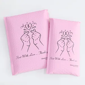 Busta Imbottita Personalizzabile in <span class=keywords><strong>Carta</strong></span> Colorata per Imballaggio Vestiti, Busta Antiurto con Logo Personalizzato - Product Image 1