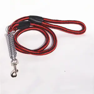 nylon spring dog leash