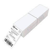 Étiquette d'expédition adhésive pour bordereau de transport A6, papier thermique blanc vierge, étiquette code-barres imperméable 4x6 100x150, impression thermique directe