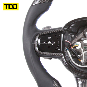 Volante Deportivo de Cuero con Fibra de Carbono TDD, Compatible con Volvo XC60 XC90 XC40 S60 - Product Image 4
