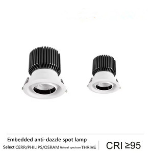 Plafoniera LED <span class=keywords><strong>a</strong></span> Incasso Faretto COB Illuminazione Interna per Hotel e Casa Downlight LED Anti-Riflesso - Product Image 5